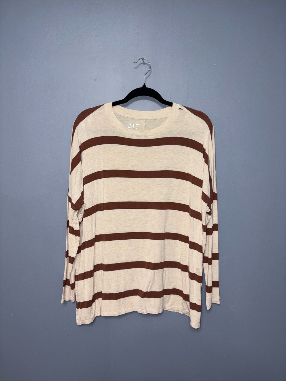 Maurice’s | Cream Striped Longsleeve | Size Medium